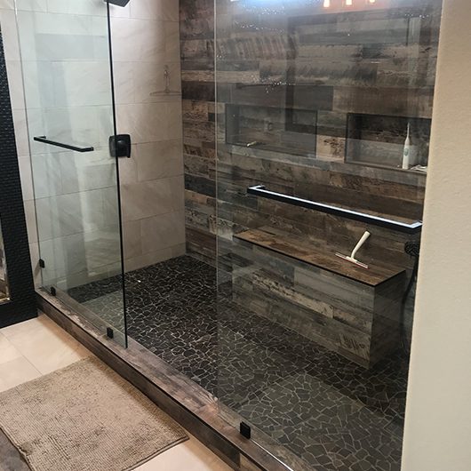 Elegant Kitchen & Bathroom | Brown Bathroom Project - April 2018